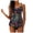 Black, variant on New Two Piece Mesh Swimdress Swimwear Tankini Beach Big Swimsuit Lace Bathing Suit For Women Leopard Swimsuit Women plus Swim Suit with Shorts Womens Swim Shorts Set plus Swim Skirt Bathing Suit for