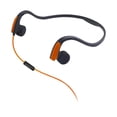 thumbnail image 3 of serony Casque Filaire à Conduction Osseuse Commande Filaire à Conduction Osseuse Vocale pour la Course Casque Osseux Filaire Casque de Transmission Sport de Plein Air Orange, 3 of 9