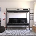 thumbnail image 4 of Silver Screen Twin/Futon Metal Bunk Bed, 4 of 8