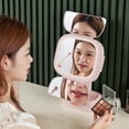 thumbnail image 4 of Mirror with Lights,Makeup Mirror with Lights Desktop Mirror Dressing Table Mirror Led Makeup Mirror with Lights Desktop Rotatable Multifunctional Bedroom Beauty Mirror, 4 of 6
