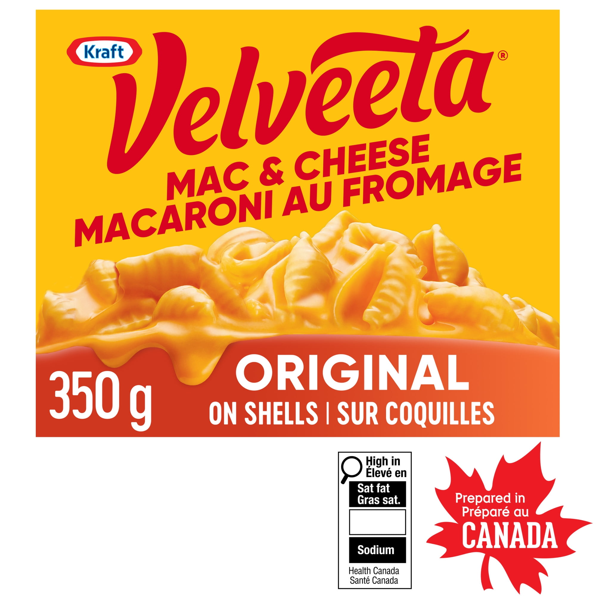 Macaroni Au Fromage Deluxe Velveeta Original Sur Coquillettes, Boîte