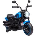 thumbnail image 1 of Aosom Kids Motorcycle, 6V Electric Motorcycle with Single-Button Start Blue, 1 of 4