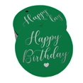 thumbnail image 1 of Inkdotpot Silver Foil Paper Hang Tag Happy Birthday Favor Tag 100 Piece, 1 of 6