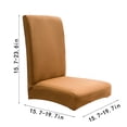 thumbnail image 3 of Meitianfacai Dining Chair Covers, Chair Covers for Dining Room Stretch Chair Covers Chair Slipcover for Dining Room Kitchen Chair Protector Cover, Removable, Washable,15.7-19.7 in, 3 of 3