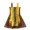 Yellow, variant on LOVZFMLL Girl's Pattern Long Sleeves Velvet Court Style Dress