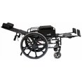 thumbnail image 4 of Karman KM5000F18 Aluminum Lightweight Reclining Wheelchair, Black, 24 Inches Rear Wheels and 18 Inches Seat Width, 4 of 4