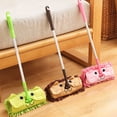 thumbnail image 3 of Xingzhi Broom Set For Children Easy Storage And Effective Cleaning Not Taking Up Space. PET Soft Bristled pink, 3 of 6