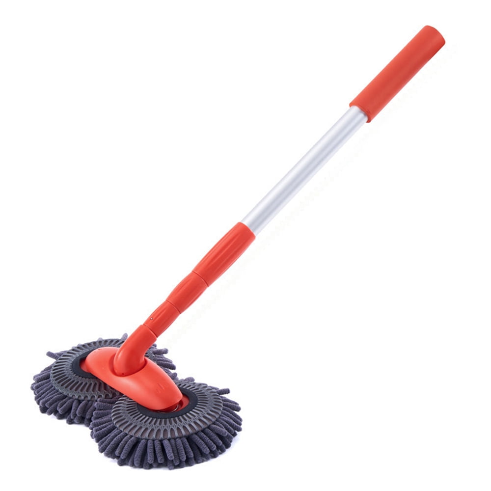 car wash brush,Pole Rotatable Pole Chenille Car Brush Microfiber Mop Head Car Brush Chenille Dual Head Mop With Rotatable Dual Car Tool With Mop Tool Mop Tool Pole Chenille With Mop With Chenille Car