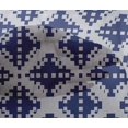thumbnail image 4 of oneOone Viscose Chiffon Fabric Check Kasuri Decor Fabric Printed BTY 42 Inch Wide, 4 of 4