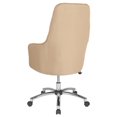 thumbnail image 2 of Albi Home and Office Upholstered High Back Chair in Beige Fabric, 2 of 4