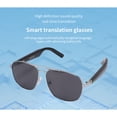 thumbnail image 4 of Lunettes de Traduction IA, Lunettes Intelligentes avec Traduction en Temps Réel de 100+ Langues, Micro et Haut-Parleur Intégrés pour Appels, Musique et Voyages, 4 of 7