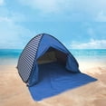 thumbnail image 4 of Hearth & Gear Outdoor Camping Camping Beach Up Beach Tent Sun Shelter For 2 To 3 Person 98% Includes 6 Tent Peg And Storage Bag To Withstand Wind Water Proof For Fishing Hiking Camping Camping Hiking, 4 of 4