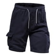 thumbnail image 2 of Diufon Men's Athletic Shorts Drawstring Waisted Outdoor Sport Shorts Spring Summer Hiking Shorts with Pockets, 2 of 6