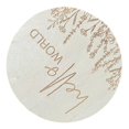 thumbnail image 2 of <p>Baby Announcement Sign, Hello World Baby Sign Photo Prop Commemorate Round Decor 5.9in Basswood  For Shower</p>, 2 of 7