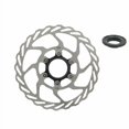 thumbnail image 1 of Stainless Steel Mountain Bicycles Center Rotors Lock Disc Brake Rotor Portable Removable Heats Dissipation Cycling Cycle Rotors 160mm, 1 of 1