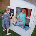 thumbnail image 1 of Modern Outdoor Playhouse - White, 1 of 4