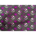 thumbnail image 4 of oneOone Cotton Poplin Purple Fabric Skull Sewing Craft Projects Fabric Prints By Yard 56 Inch Wide, 4 of 4