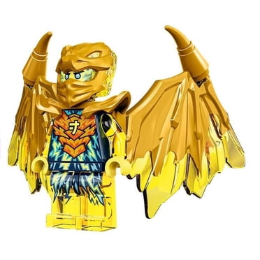 LEGO Ninjago Crystalized: Jay Golden Dragon Minifigure with Nunchucks of Lightning