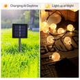 thumbnail image 3 of Amdohai 50LEDs Fairy String Lights Round Bulb Shaped Decorative Hanging Lights Waterproof Copper Wire Lights Garden Patio Landscape Backyard Lighting for Wedding Party Outdoor, 3 of 8