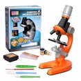 thumbnail image 1 of Microscope Science Kit 100X/400X/1200X Magnification Scientific Microscope with Slide Educational STEM Gift for Students and Beginners, 1 of 8