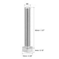 thumbnail image 2 of Unique Bargains M6 Thread 40mm Hex Screws Bolts 304 Stainless Steel 10 Pack, 2 of 3