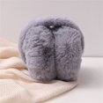 thumbnail image 1 of Cache-oreilles Unisexe Chauds en Fausse Fourrure d'Hiver pour l'Extérieur Pliables, 1 of 4