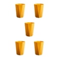 thumbnail image 3 of ZheElen PP Office And Home Waste Bin - 6L Capacity Easy Access Kitchen Large Capacity Kitchen Bedroom Yellow L 5Set, 3 of 6