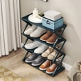 thumbnail image 1 of Clearance Savings Hot6sl Home Storage Organiser,Kitchen Goodies,Household X-type Shoe Rack Multifunctional Double Steel Tube Assembly Shoe Cabinet Dormitory Shelf, 1 of 6