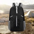 thumbnail image 1 of CxhicLuv Sac à Dos de Randonnée Pliable 12.5x18.5 Pouces Respirant, Résistant à l'Eau, Rangement Multi-Zones – Sac de Cyclisme Léger, Convient à la Randonnée, au Cyclisme, à la Course, Idéal pour les Amateurs de Sports, Noir, 1 of 8