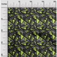thumbnail image 2 of oneOone Cotton Silk Black Fabric Abstracts Sewing Material Print Fabric By The Yard 42 Inch Wide, 2 of 5
