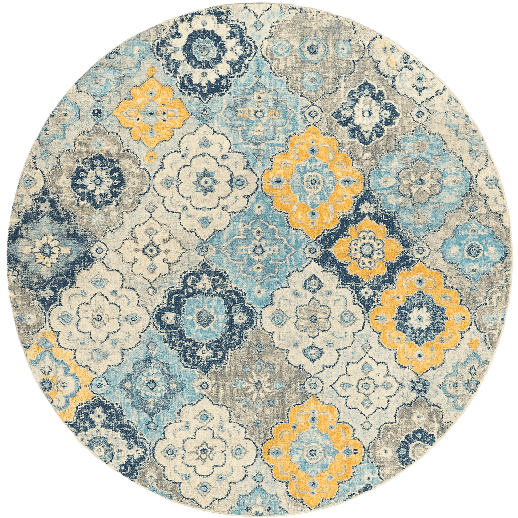 Tapis floral moderne de la collection Savannah Rug Branch