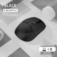 thumbnail image 2 of Wireless Mouse for Laptop,Wireless 2.4G Silent Mouse Desktop Laptop Bluetooth Rechargeable Wireless Mouse (Rechargeable Mode),Mouse for Laptop,Bluetooth Mouse for Laptop, 2 of 2