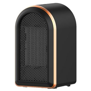 Estbridge Black Space Heater  1200W Electric Heaters Indoor Portable With Thermostat  Fast Heating Ceramic Room Small Heater With Heating And Fan Modes For Bedroom  Office And