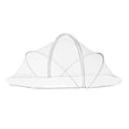 thumbnail image 1 of Siruishop Baby Crib Net Breathable Protective Removeable Crib Cover for Travel Home Bed White S, 1 of 7