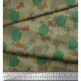 thumbnail image 3 of Soimoi Poly Georgette Fabric Bag,Direction Compass & Shoes Travel Print Fabric by The Yard 42 Inch Wide, 3 of 3