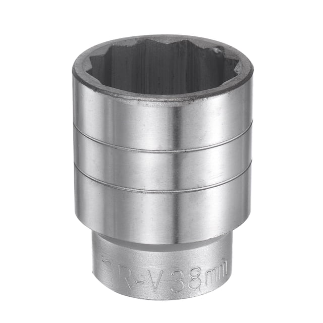 Unique Bargains 38mm 12 Point Shallow Socket 3/4' Drive Standard Metric Chromium Vanadium Steel