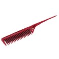 thumbnail image 4 of Beard Comb, Straight Hair Comb Stylish Appearance Small Size Soft Nylon Wool  For Home Black,Red, 4 of 8