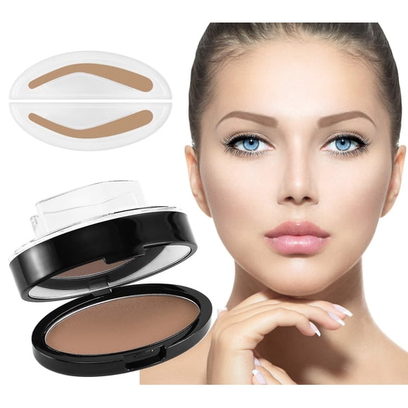 Eyebrow Seal Stamp Powder ,waterproof One Second Make Up Nature Tinting Coloring Kit For Makeup Beginners