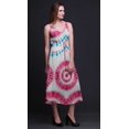 thumbnail image 3 of Bimba Robe Midi de Plage Imprimée Teinture sur Nœuds pour Femmes Bretelles Tenue d'Été-TTG, 3 of 5