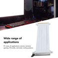 thumbnail image 4 of PCIE 5.0 Riser Cable, GPU Riser Cable PCIE 5.0 X16 Graphics Card Extension Cable,  128Gbps High Speed Flexible Extender Card Extension Port Compatible with 4.0, 3.0, 2.0, and 1.0, 4 of 7