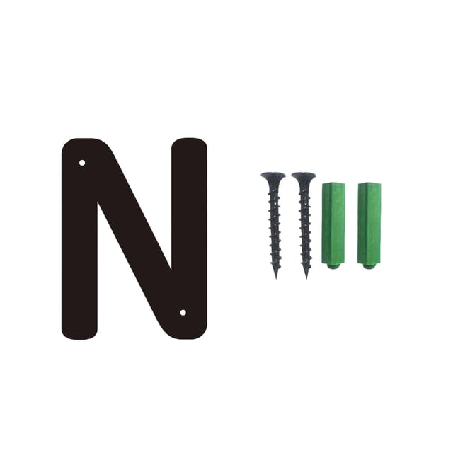 Big Savings! Three-Dimensional Iron Art Number Sign, House Number Metal Letters, Wall-Mounted Home Address Sign with Screws for Outdoor and Indoor Use
