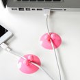 thumbnail image 2 of Maoww 4pcs Multifunctional PVC Material Bathroom Kithen Vacuum Sucker Hook Wall Hanger Strong Suction Force, 2 of 8