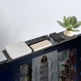 thumbnail image 1 of Wzzjkit TV Top Shelf Steel Floating TV Stand Monitor Shelf Media Boxes Game Console Router And Remote Control DVD Storage Shelves, 1 of 7