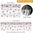 thumbnail image 3 of Cellophane Wrap Roll Santa Claus Pattern Design Cellophane Bags for Gift Baskets Arts Crafts Party, 3 Mil Thickness (3000x80cm), 3 of 8