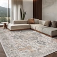thumbnail image 1 of KUETH 5'x7' Area Rugs for Living Room, Ultra Thin Indoor Machine Washable Rugs for Bedroom Dining Room, 1 of 6