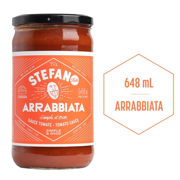 Stefano Faita Arrabbiata Tomato Pasta Sauce, 648mL