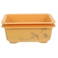 thumbnail image 1 of Shisuyan 2pcs Root-Control Planter Box Rectangle Plastic Flower Pots with Bird Pattern for Windowsills Patios Outdoor Uses, 1 of 9