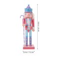 thumbnail image 3 of SHISUYAN 1Set Traditional Nutcracker Wooden Puppet For Christmas Party And Moving Party, 3 of 9