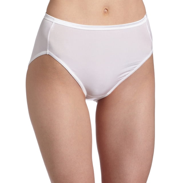 Vanity Fair Culotte Échancrée Body Shine Illumination pour Femme, 10, STAR WHITE