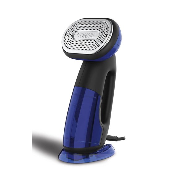 Conair ExtremeSteam Steam & Iron 2-in-1 with Turbo, 1875W Garment Steamer & Dry Iron, 10-Second Ready, Ceramic Soleplate, 4 Steam Settings, Blue/Black, 1 Pk